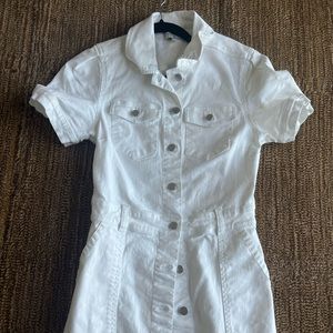 Habitual white denim dress (Small)